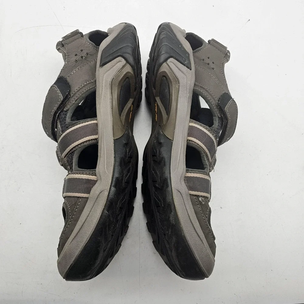 Teva Sandals Mens Size 11 Gray 6148 Closed Toe Sport Hiking Water Shoes